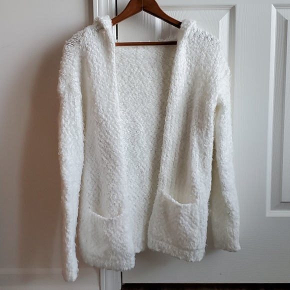 Garage Fuzzy Knit Hooded Sweater 